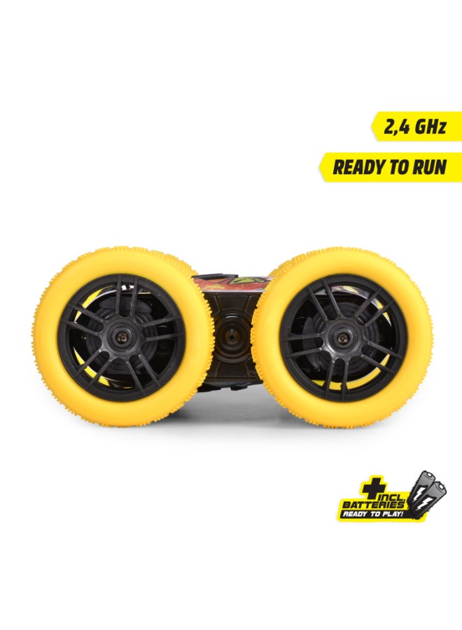 Dickie Item 201103007 Dickie Toys - RC Car Fire 'n' Frost Flippy (16 cm) - Remote Controlled Car from 6 Years with 360° Flips and Light, Remote Control Car for Children, 8 km/h, 2.4 GHz Remote Control, Batteries Included- 6 yerars + - Image 5