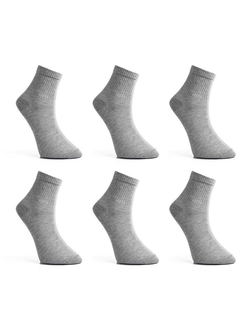 Maestro - Maestro Tennis Bucket 6 Socks Light Grey-123 - Image 1