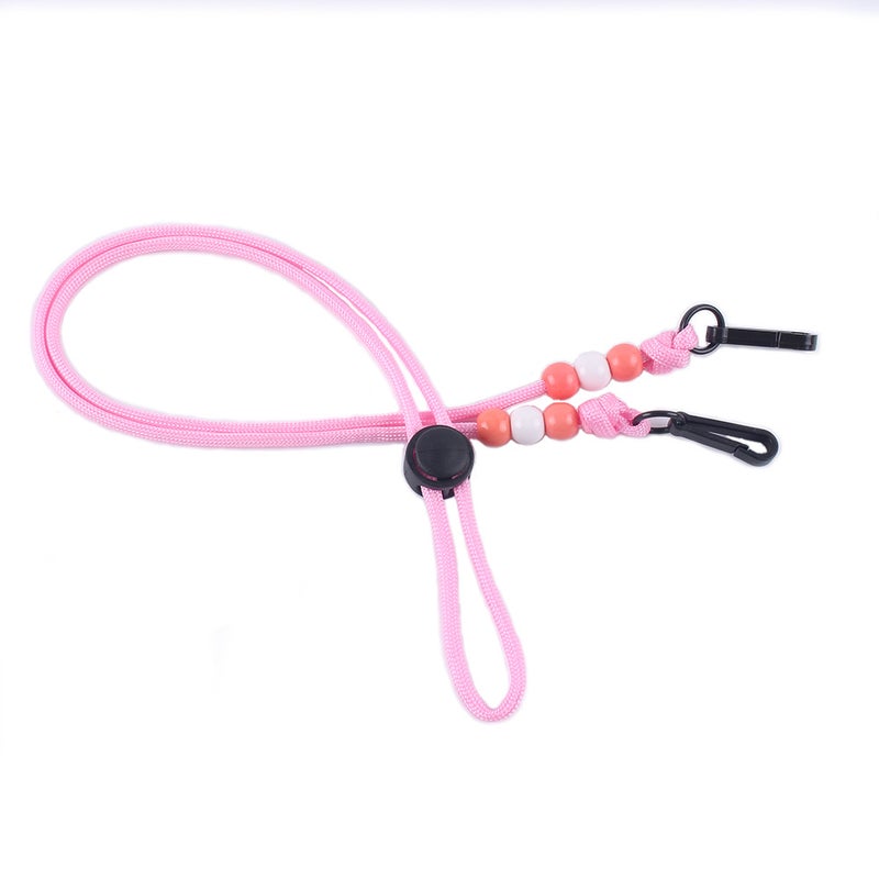 Simple Solid Color Mask Cord Pink 