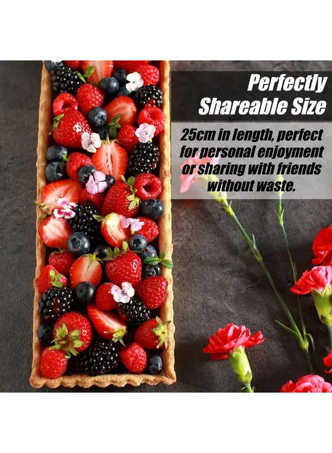 3pcs 9.84 Inch Aluminum Alloy Rectangular Baking Dish For White Loaf And Madeline Durable Bakeware - Image 5