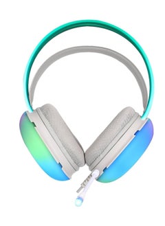 XTRIKE ME GH-511 Transparent RGB Gaming Headset Stereo Sound - Dynamic RGB lighting on headband - Omnidirectional Noise Reduction mic - 2*3.5 mm jack + USB - For Mobile / PC / PS4-5  - Image 2
