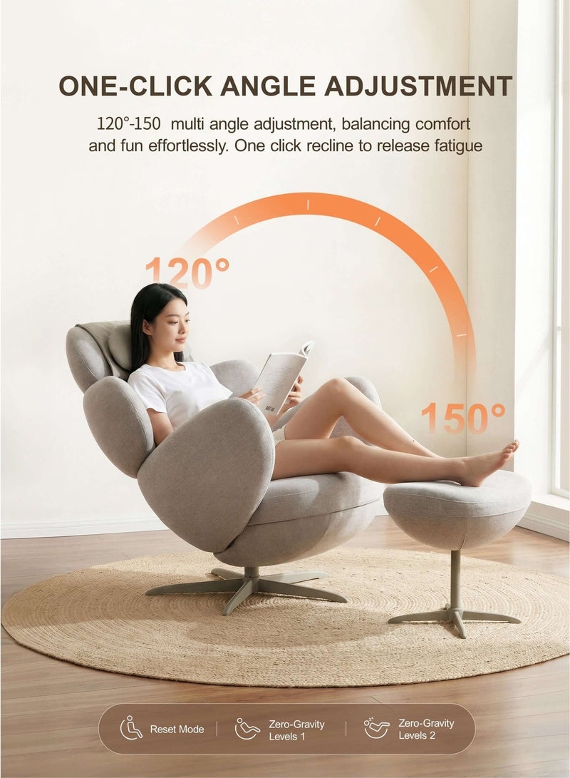 Nourest Orion Pro Sofa Massage Chair Grey - Image 4