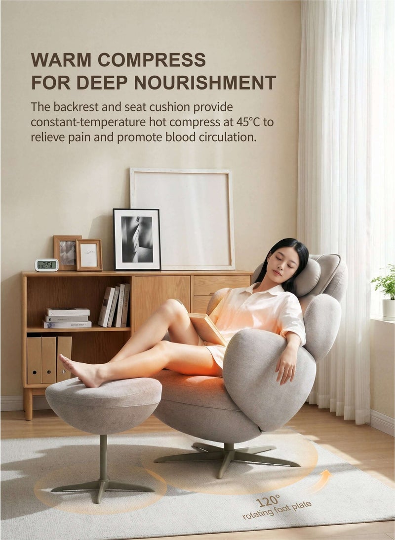 Nourest Orion Pro Sofa Massage Chair Grey - Image 5