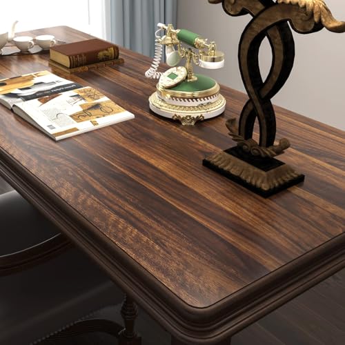 Stickyart 24"x160" Brown Wood Contact Paper Vintage Wood Grain Contact Paper Self Adhesive Kitchen Cabinet Contact Paper for Furniture Desk Removable Faux Wood Wallpaper Peel and Stick Farmhouse Style - Image 3