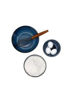 Emeril Lagasse Emeril Lagasse 3-Piece Nesting Round Stoneware Mixing Bowl Set, Versatile 2/1/0.5 Qt, for Cooking, Baking, Prepping, Serving, Salad, Housewarming Gift, Microwave & Oven Safe up to 450 f  - Image 1