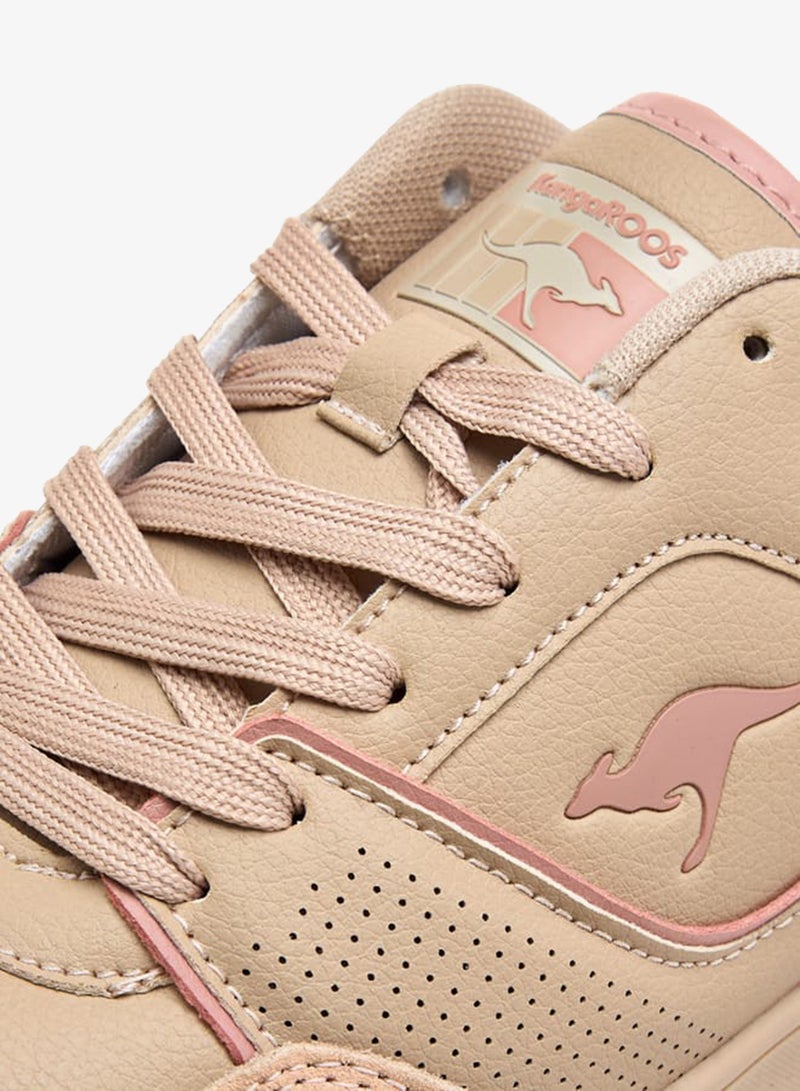 كانغاروس أحذية رياضية نسائية برباط بتصميم متباين - Image 4