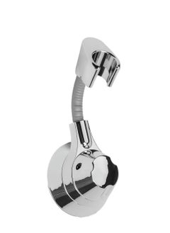 BLUE CORAL Suction Cup Shower Holder Adjustable Shower Head Holder Nozzle Handheld Holder Punch-Free Multi Angle Rotation Shower Bracket (Silver)  - Image 1