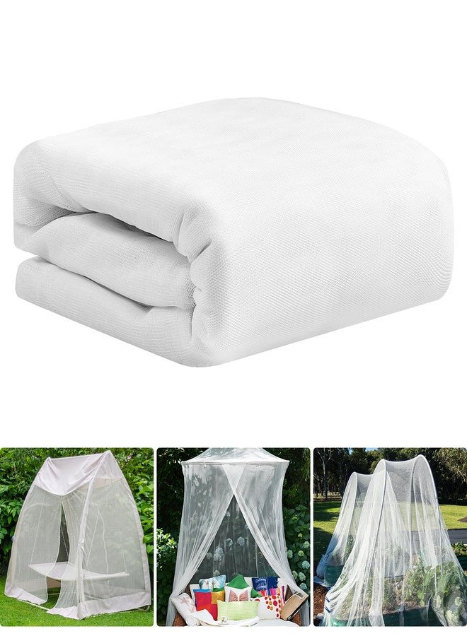 RGQSUN Mosquito Netting 39x10Ft Garden Mesh Netting, Bug Insect Mosquito Fly Bird Net, Animals Barrier Protection Net, White 3x12 m - Image 1