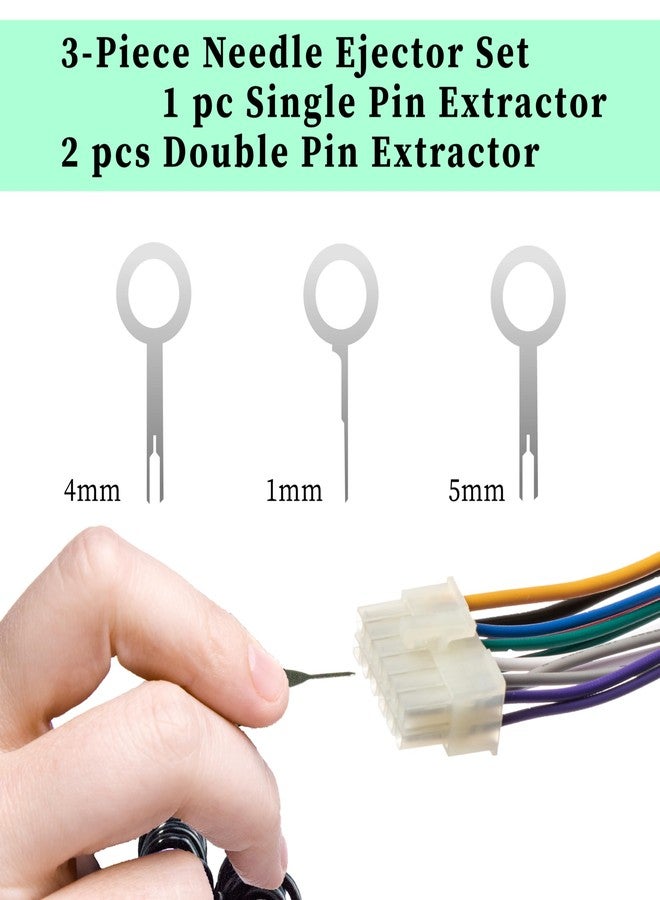 ecocstm 41 PCS Terminal Removal Tool Kit, Depinning Tool Electrical Pin Removal Tool, Pin Extractor Removal Tool Kit, Electrical Wire Connector Pin Release Terminal Ejector Kit for Automotive, Home Appliance - Image 4