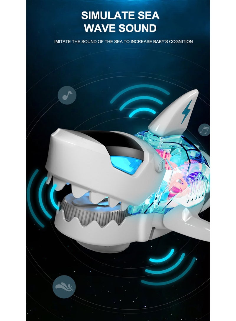 Gear Transmission Universal Shark Toy with Light and Music for Kids - Image 3