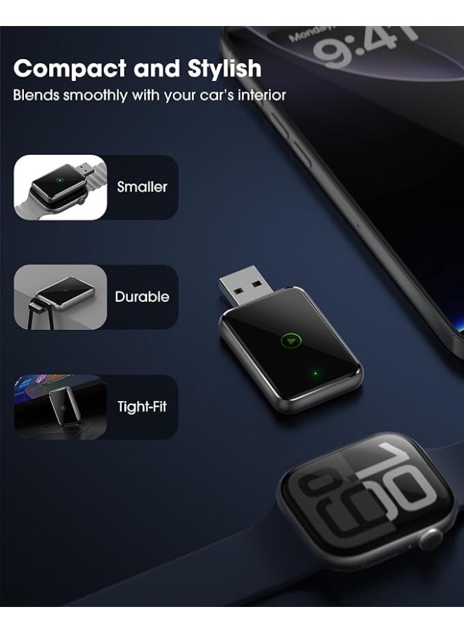 CarPlay Wireless Adapter for iPhone – Effortlessly Convert Wired to Wireless CarPlay, Plug-and-Play Setup, Broad Compatibility with iPhones Running iOS 10+ - Image 2