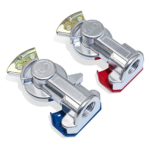 Boeray Universal Glad Hands for Semi Trailers, Airline Brake Gladhands for Tractor Trailer, with Extra 2pcs Replaced Glad Hand Seals - Image 4