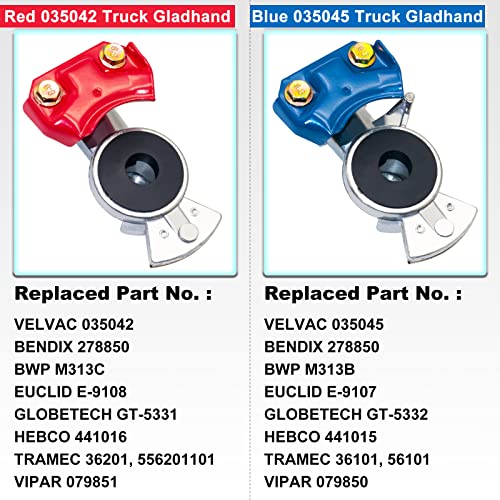 Boeray Universal Glad Hands for Semi Trailers, Airline Brake Gladhands for Tractor Trailer, with Extra 2pcs Replaced Glad Hand Seals - Image 3