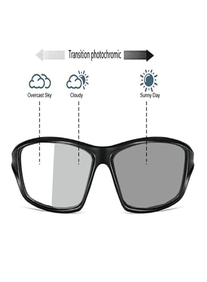 willochra with Full lens Readers Wrap Around Sport Magnifying Safety Reading Glasses photochromic Goggles with Readers for Men (black blue, 1.5, x) - Image 2