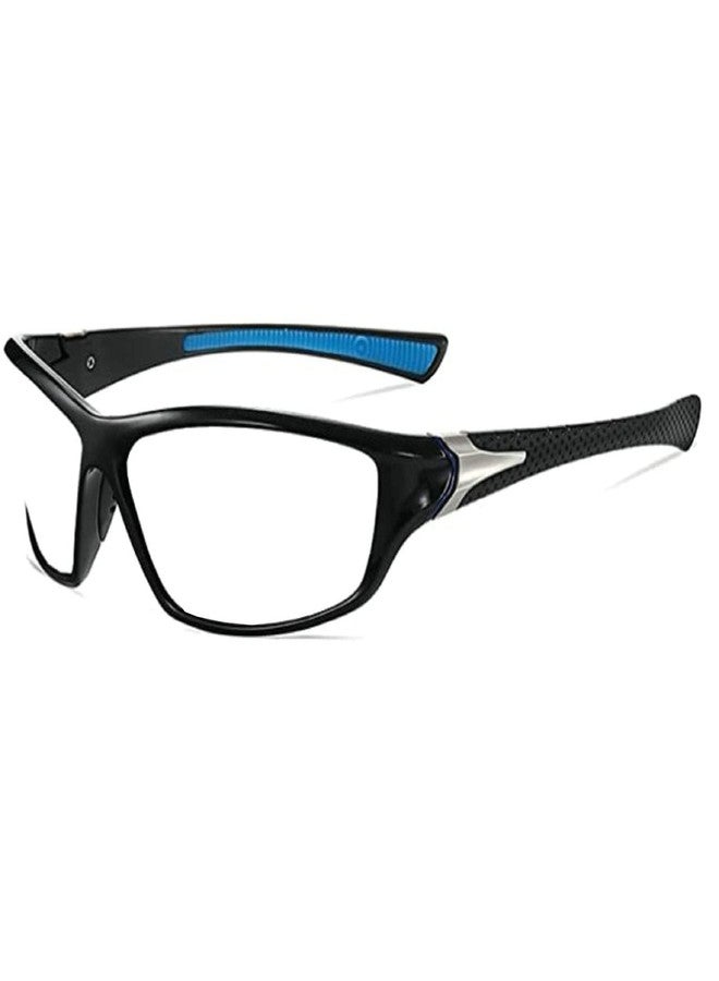 willochra with Full lens Readers Wrap Around Sport Magnifying Safety Reading Glasses photochromic Goggles with Readers for Men (black blue, 1.5, x) - Image 4