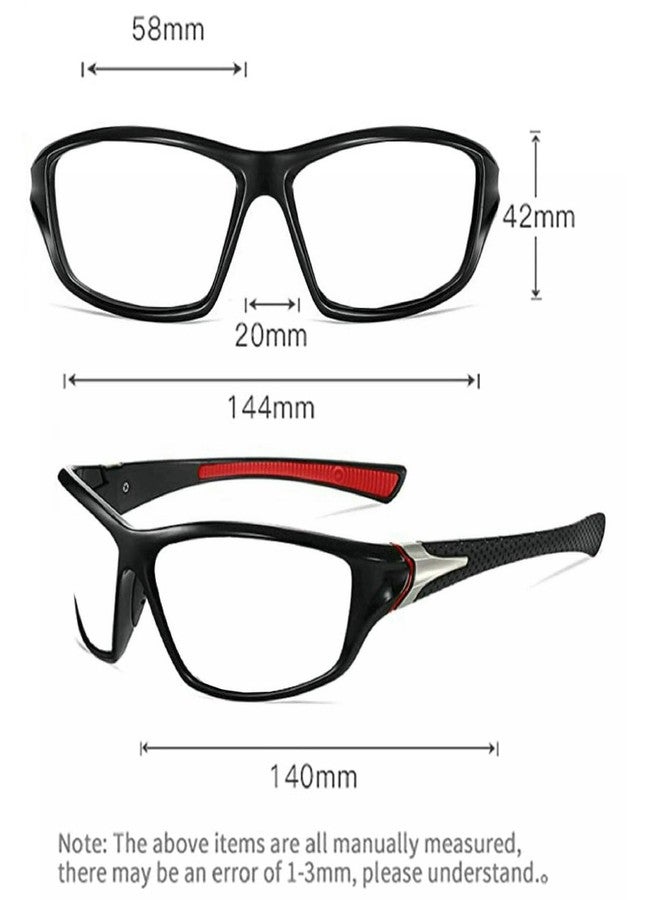 willochra with Full lens Readers Wrap Around Sport Magnifying Safety Reading Glasses photochromic Goggles with Readers for Men (black blue, 1.5, x) - Image 5