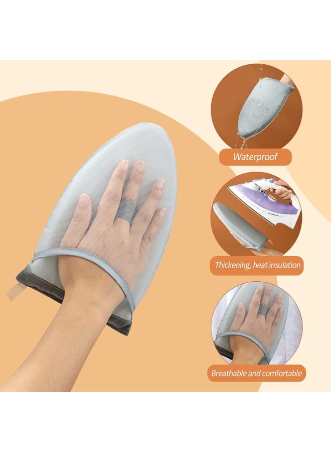 نيوفانتي قفاز كي الملابس بالبخار، قفاز مقاوم للماء ومضاد للبخار مع حلقة للإصبع، قفاز حماية كامل للعناية بالبخار، قفازات مقاومة للحرارة لأجهزة البخار للملابس كبيرة الحجم - Image 2