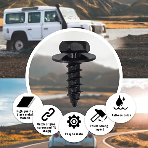 Gistilli 10pcs Front Fender Liner Bolts Bumper Cover Splash Shield Mud Guard Screws Compatible with Lexus Toyota Camry Corolla Highlander RAV4 9015960498 - Image 4