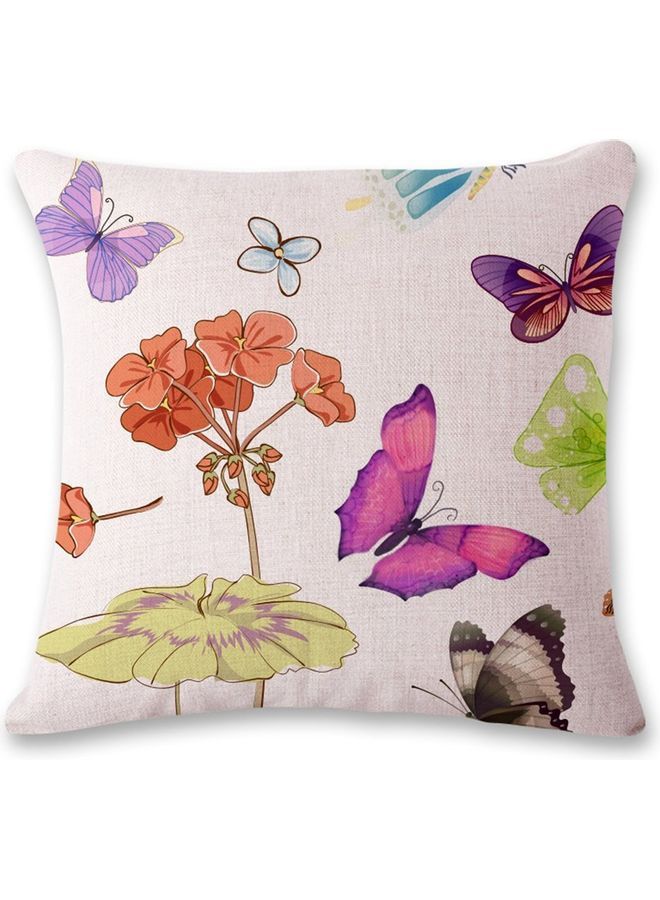 نيبمينينت غطاء وسادة من القطن والكتان متعدد الألوان