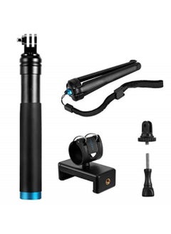 Extendable Aluminum Alloy Selfie Stick with Detachable Tripod for GoPro Hero  Action Camer