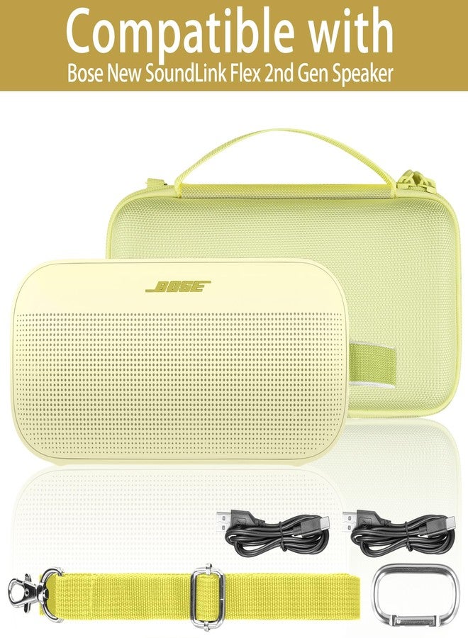كو2كريا حقيبة سفر صلبة من co2CREA لسماعة Bose SoundLink Flex (الجيل الثاني) / مكبر الصوت المحمول بتقنية بلوتوث Flex، الحقيبة فقط - Image 2