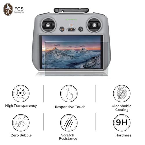 FCS Anti Reflective Screen Protector for DJI Smart Controller for DJI RC 2 | 9H Flexible Screen Protector for Mavic 3 , Mavic 3 , Air2S , Mavic 3 Cine , Air 2S , RC Pro Inspire 3, Matrice 350 RTK , Matrice 300 RTK , Matrice 30 Series Air 3 ,Mini 4 Mavic 3 Classic , Mavic 3 , Mavic 3 Cine , Mini 3 Pro - Image 2