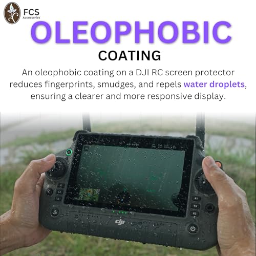 FCS Anti Reflective Screen Protector for DJI Smart Controller for DJI RC 2 | 9H Flexible Screen Protector for Mavic 3 , Mavic 3 , Air2S , Mavic 3 Cine , Air 2S , RC Pro Inspire 3, Matrice 350 RTK , Matrice 300 RTK , Matrice 30 Series Air 3 ,Mini 4 Mavic 3 Classic , Mavic 3 , Mavic 3 Cine , Mini 3 Pro - Image 4