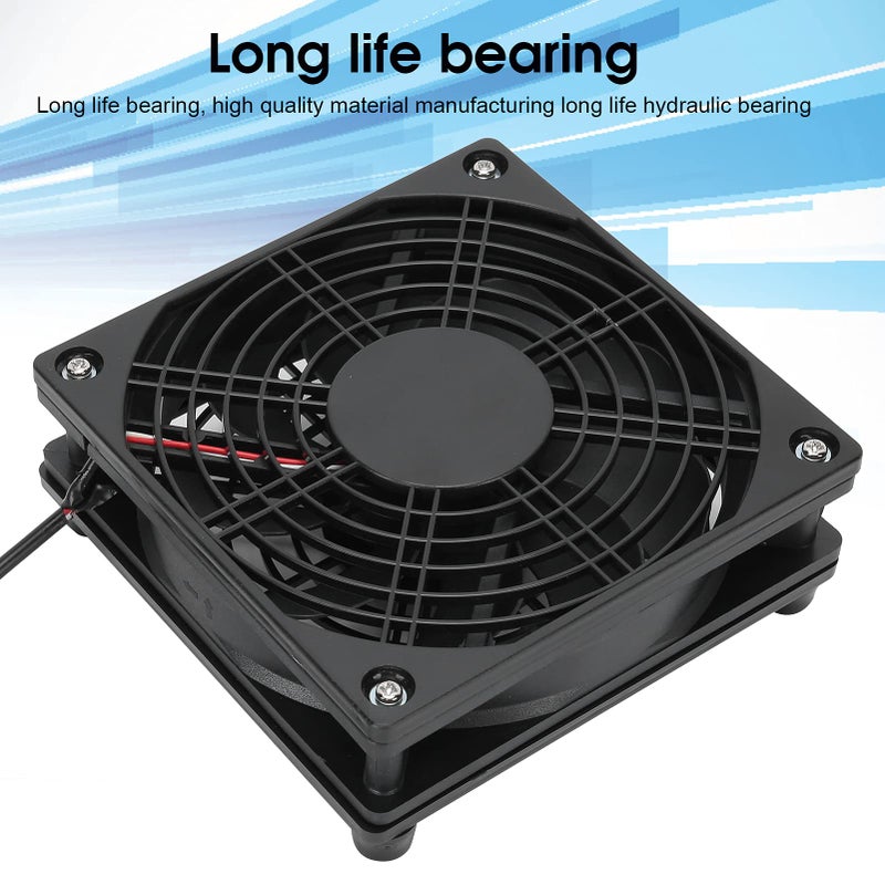 2PCS 120mm USB Computer Case Fan Silent Cooling for PC CPU TV Box Modem - Image 3
