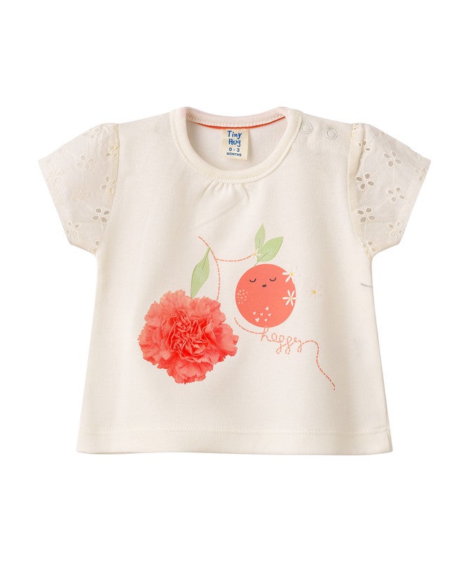 Jelliene تي شيرت للبنات الصغيرات - Image 1