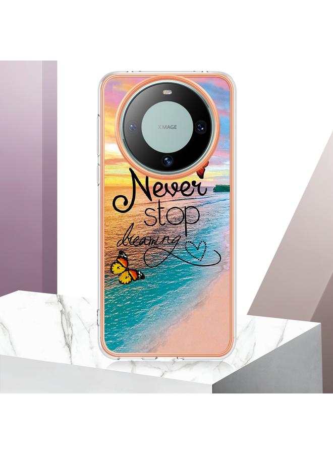 اس-توب جراب لهاتف Huawei Mate 60 مطلي بالكهرباء من مادة TPU IMD - Image 2