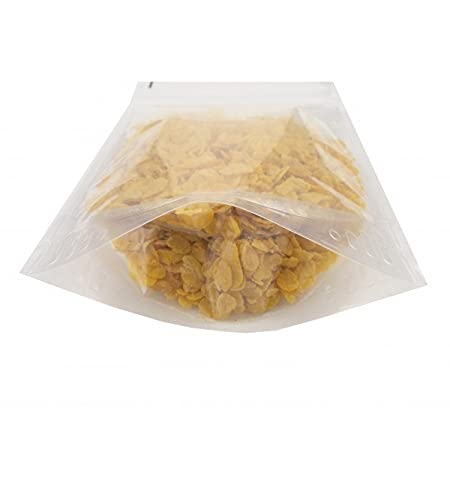 Deera DEERA Stand Up Ziplock Reusable Airtight Polyester Storage Pouch Clear160mmX230mmPack of 50  - Image 4