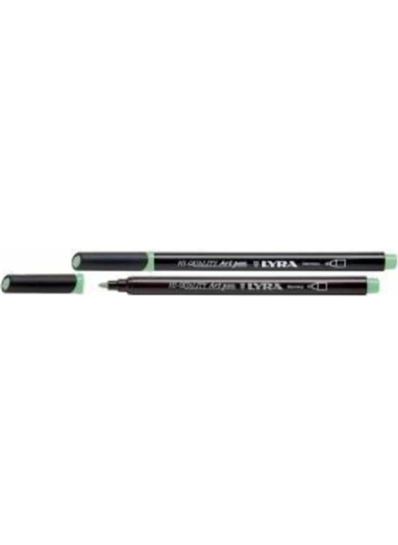 Lyra Hı Quality Art Pen Felt Tip and Drawing Pen Lum Green 371 Flue Green 