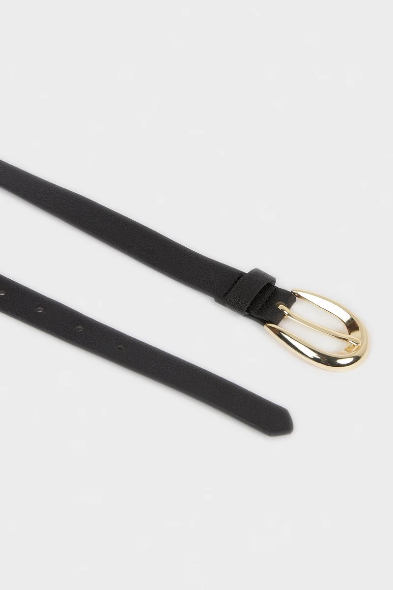 Defacto  Woman Oval Buckle Faux Leather for Women | Best Price UAE