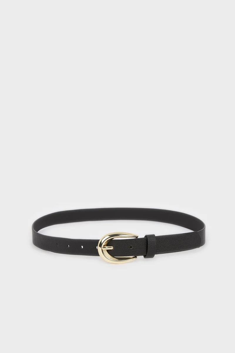 Defacto  Woman Oval Buckle Faux Leather for Women | Best Price UAE