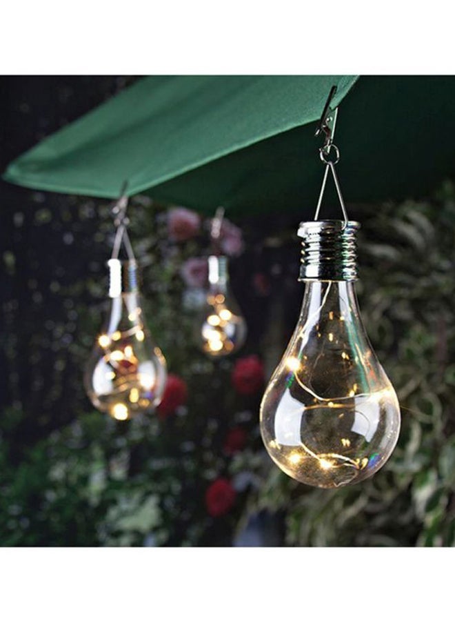 NIBEMINENT 3-Piece Waterproof Solar Rotatable LED Bulb clear 15x7.5x15centimeter - Image 3