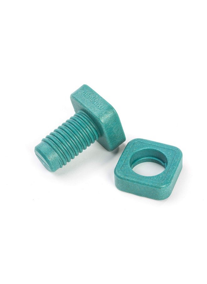 Miniland ECO Nuts & Bolts with Activities - STEM, Geometric, Shapes, Visual Motor Coordination, Highly Resistant