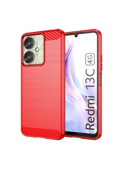 URBBKING Shockproof Protection Phone Case for Redmi 13C 4G/Redmi 13C 5G/Poco M6 5G/Poco C65 4G Red  - Image 1