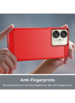 URBBKING Shockproof Protection Phone Case for Redmi 13C 4G/Redmi 13C 5G/Poco M6 5G/Poco C65 4G Red  - Image 5