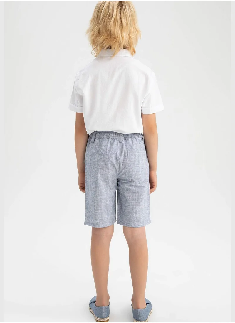 DeFacto Tie Waist Mini Bermuda Shorts