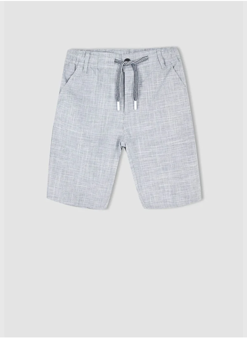 DeFacto Tie Waist Mini Bermuda Shorts