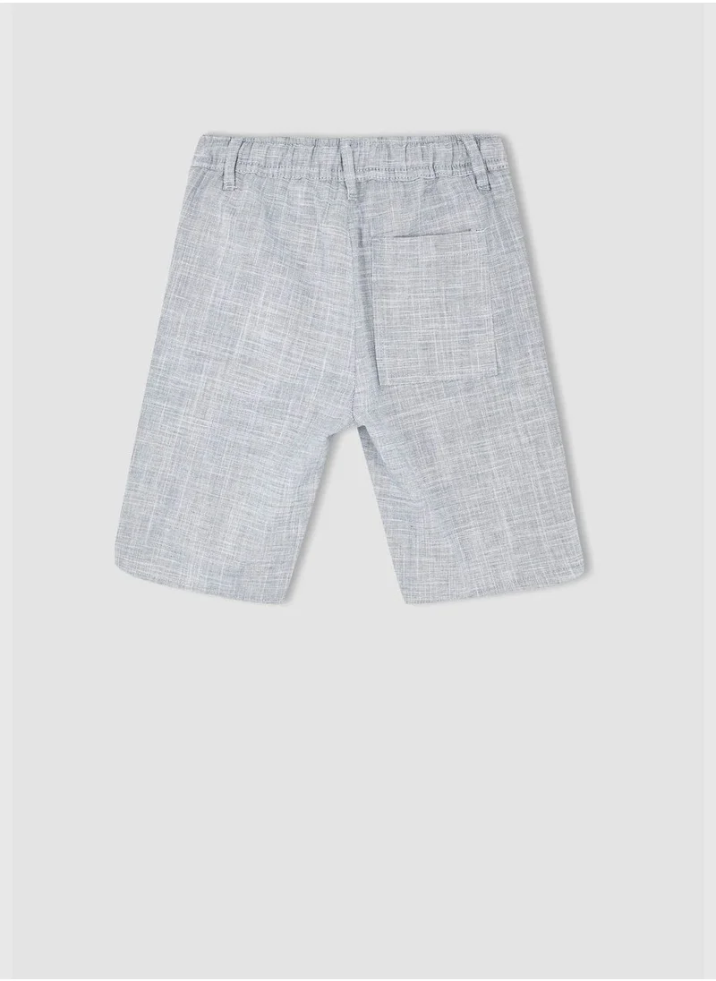 DeFacto Tie Waist Mini Bermuda Shorts