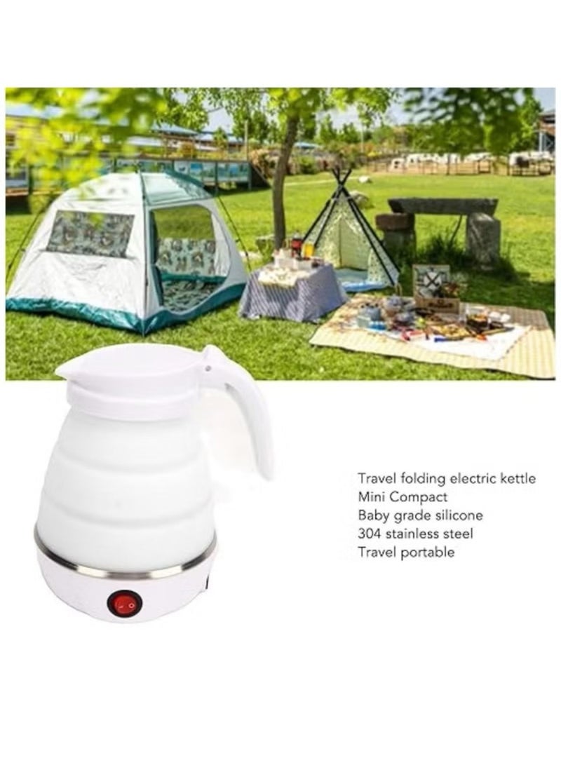 Denx Foldable kettle, Portable Foldable Electric Kettle for Travel Food Grade Silicone Electric Water Heater Collapses with Separable Power Cord Ideal for Hiking Camping and indoor - Image 5