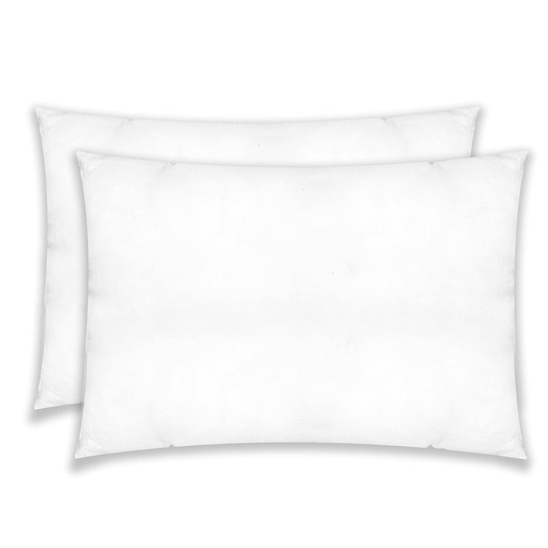SWEETSAGA Durable Fiber Filled Soft Comfortable Daily Use Sleeping Bed Home Pillow Unique White 16 24 Inch 2 Set Vacuum Packed Quality Night Pillows