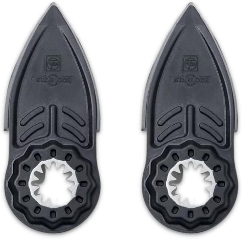 Fein Starlock Finger-Shaped Sanding Pad with Hook & Loop Attachment - Precision Sanding for Tight, Intricate Areas, Protective Backing Plate, 2-Pack - 63806159220 - Image 1