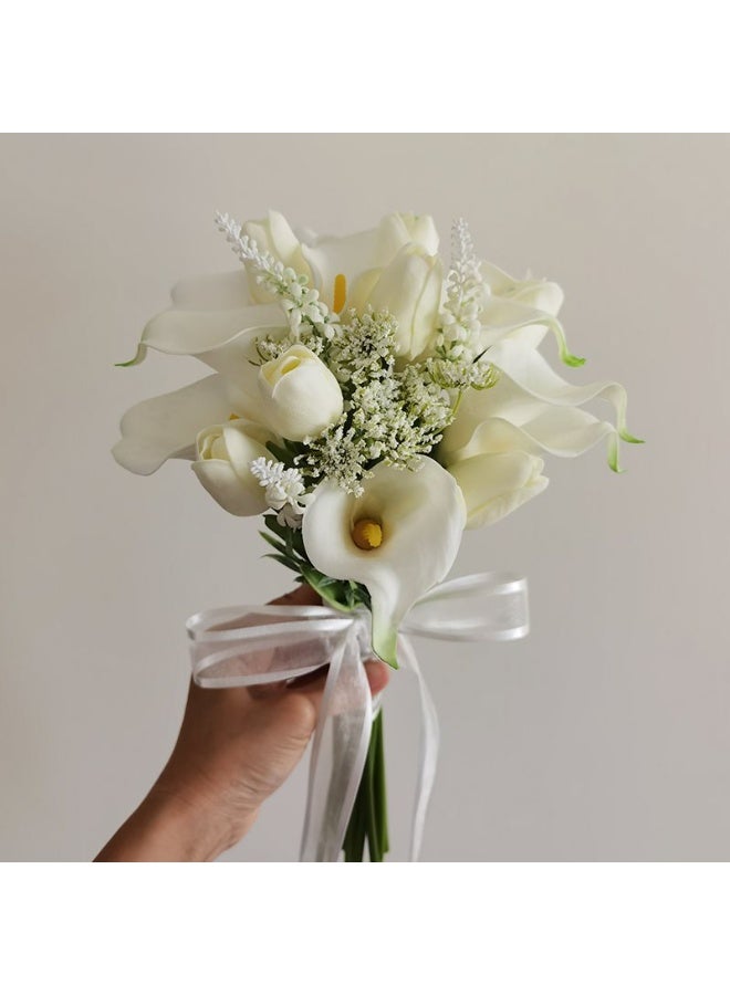 Nariele New Fashionable Bridal Wedding Handheld Flower