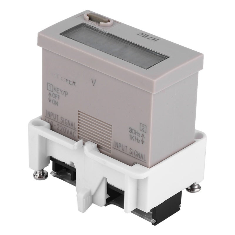 عداد كهربائي رقمي إجمالي H7EC NFV AC 110-220 فولت مع شاشة LCD رقمية من 8 خانات - Image 2
