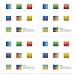 NZELSW 32 Piece Color Gradient Lens Filter Set for Casio AE1200 Watch 8 Vibrant HighClarity Screen Protectors Custom Display Modification Decal Kit - Image 2