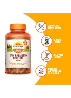 Sundown Saw Palmetto 450 Mg 250 Capsules  - Image 5