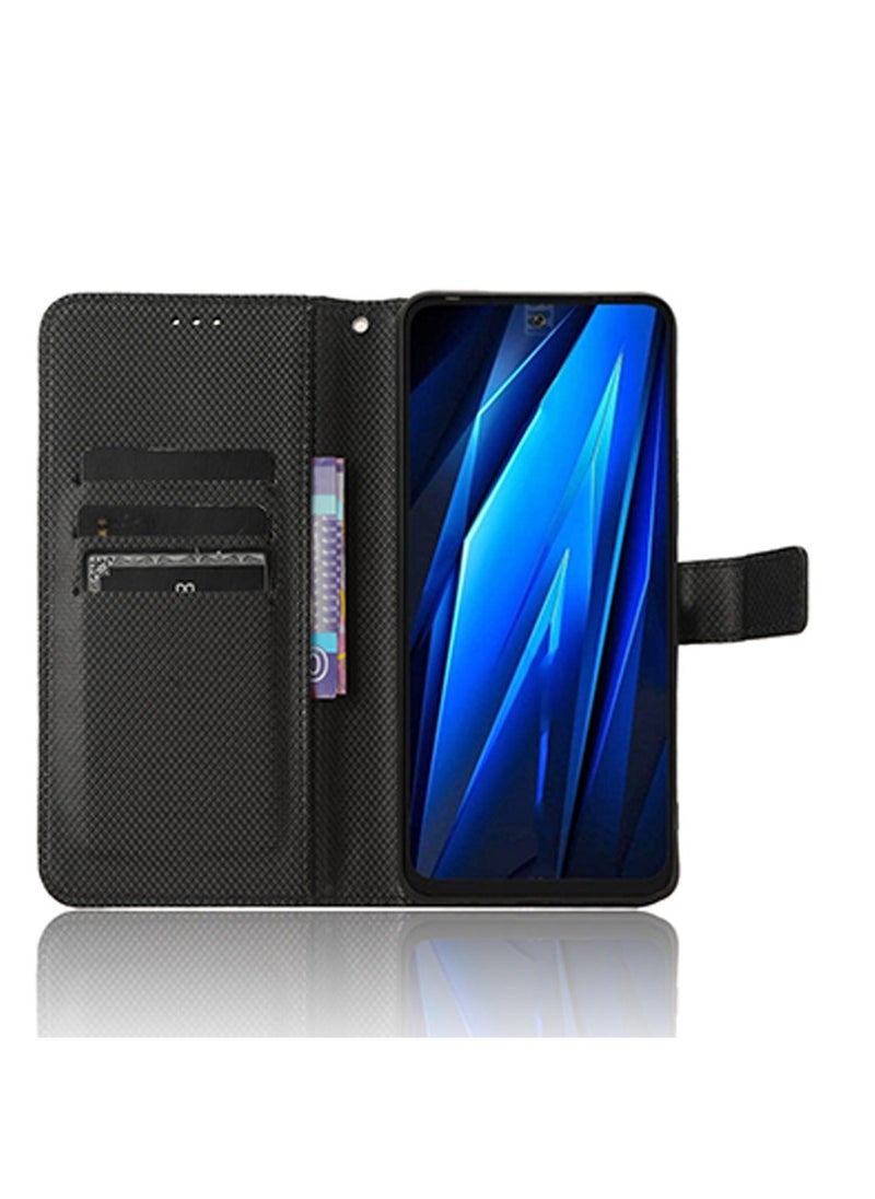 TEAM LUXURY Tecno Pova 5 4G/LH7N Phone Case Cover with Full Body Camera Len Protector Quality Leather Wallet Card Holder Shockproof Protective Back Cover with Release Hand Phone Holder Daily Video Kickstand  - Image 3