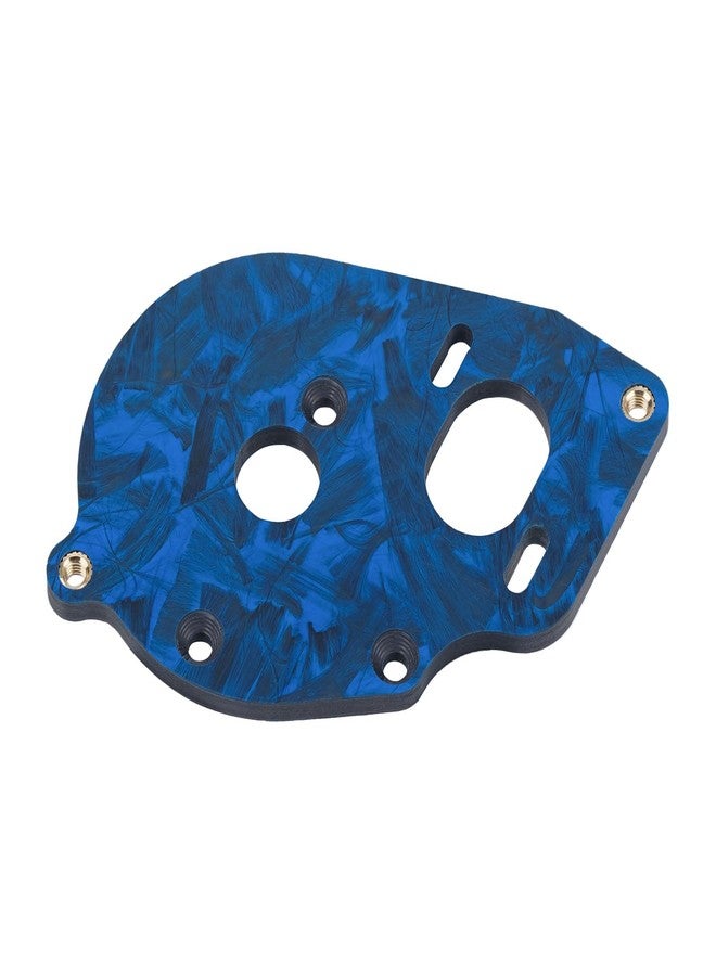 DJX 3mm Blue Forged Carbon Fiber Motor Plate for 1/10 Losi 22S Sprint Car Upgrade Parts Accessories (12.5g) (Dark Blue) - Image 3